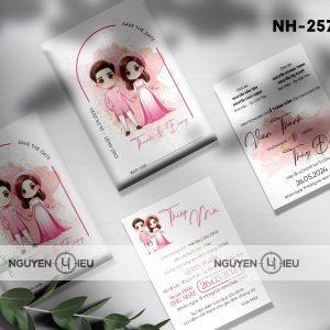 Thiệp cưới Hiếu Nguyễn thiết kế